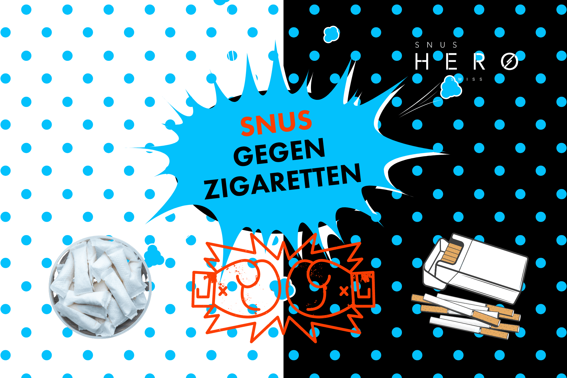 Snus gegen Zigaretten
